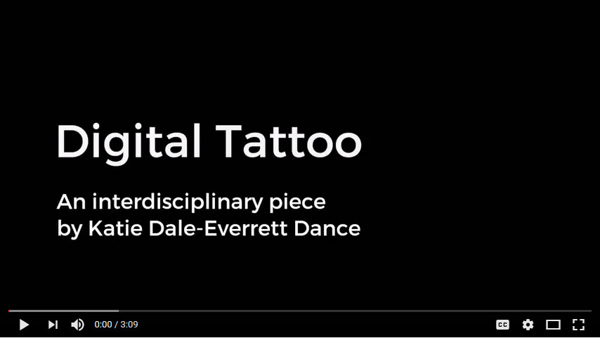 Digital Tattoo Katie Dale Everett Dance